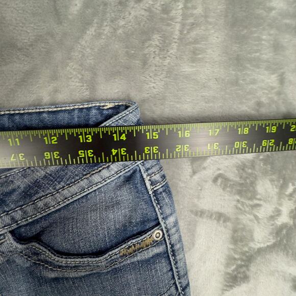 Mudd Blue Cuffed Denim Jorts Size 9 - Picture 5 of 7